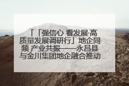 「强信心 看发展·高质量发展调研行」地企同频 产业共振——永昌县与金川集团地企融合推动重大项目建设