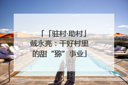 「驻村·助村」戴永亮：干好村里的甜“猕”事业