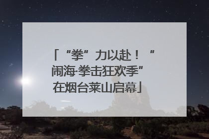 “拳”力以赴！“闹海·拳击狂欢季”在烟台莱山启幕