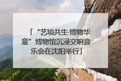 “艺境共生·博物华章”博物馆沉浸交响音乐会在沈阳举行