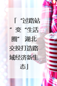 “过路站”变“生活圈” 湖北交投打造路域经济新生态