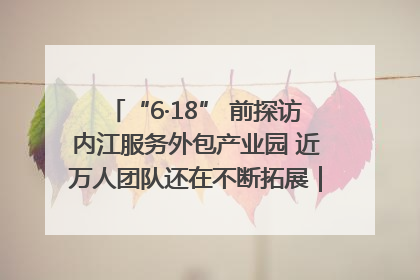 “6·18” 前探访内江服务外包产业园 近万人团队还在不断拓展｜内江东兴“红”在哪⑤