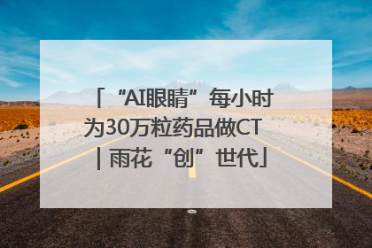 “AI眼睛”每小时为30万粒药品做CT｜雨花“创”世代