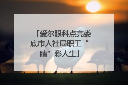 爱尔眼科点亮娄底市人社局职工“睛”彩人生