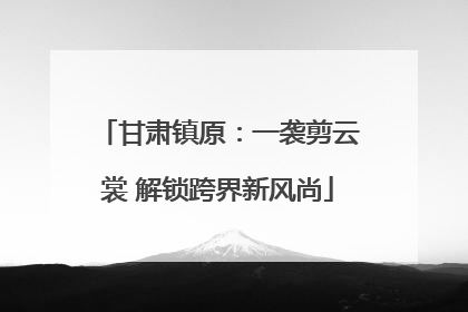 甘肃镇原：一袭剪云裳 解锁跨界新风尚