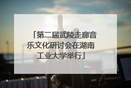 第二届武陵走廊音乐文化研讨会在湖南工业大学举行