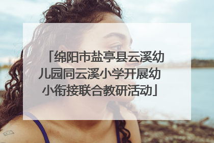 绵阳市盐亭县云溪幼儿园同云溪小学开展幼小衔接联合教研活动