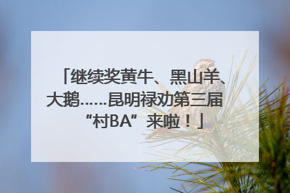 继续奖黄牛、黑山羊、大鹅……昆明禄劝第三届“村BA”来啦！