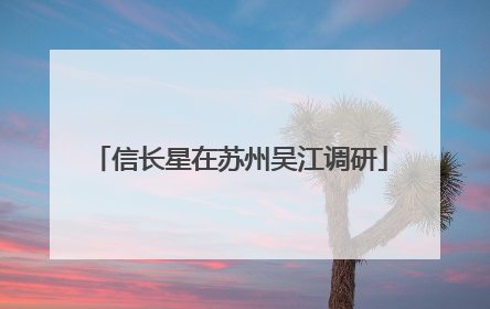 信长星在苏州吴江调研