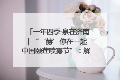一年四季·泉在济南｜“‘赫’你在一起 中国颐莲喷雾节”：解锁济南夏日消费热潮中的国货新势力