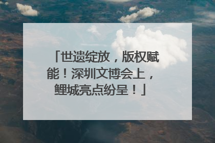 世遗绽放，版权赋能！深圳文博会上，鲤城亮点纷呈！