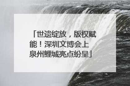 世遗绽放，版权赋能！深圳文博会上 泉州鲤城亮点纷呈