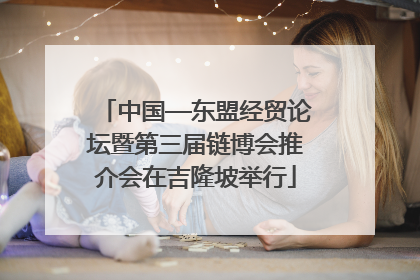 中国—东盟经贸论坛暨第三届链博会推介会在吉隆坡举行