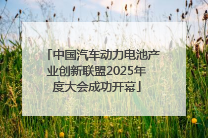 中国汽车动力电池产业创新联盟2025年度大会成功开幕
