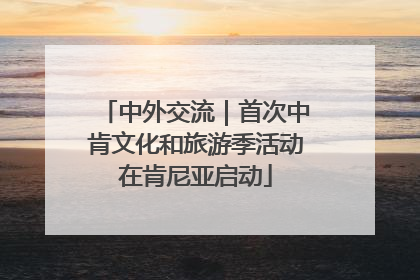 中外交流｜首次中肯文化和旅游季活动在肯尼亚启动