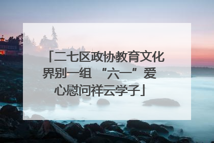 二七区政协教育文化界别一组 “六一”爱心慰问祥云学子
