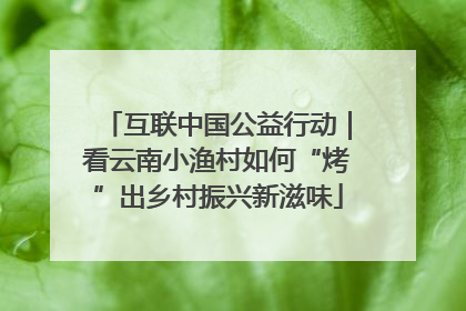 互联中国公益行动｜看云南小渔村如何“烤”出乡村振兴新滋味