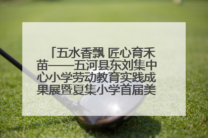 五水香飘 匠心育禾苗——五河县东刘集中心小学劳动教育实践成果展暨夏集小学首届美食节盛大举行
