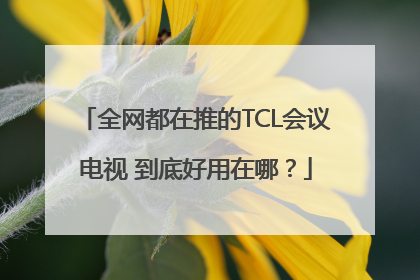 全网都在推的TCL会议电视 到底好用在哪？