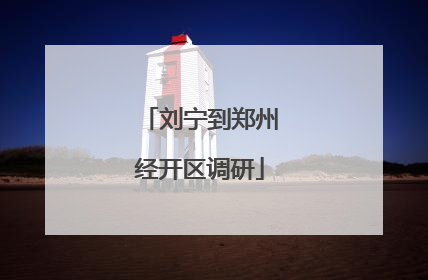 刘宁到郑州经开区调研