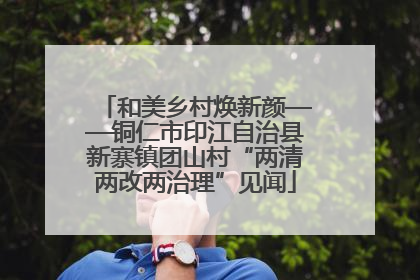和美乡村焕新颜——铜仁市印江自治县新寨镇团山村“两清两改两治理”见闻