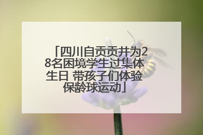 四川自贡贡井为28名困境学生过集体生日 带孩子们体验保龄球运动