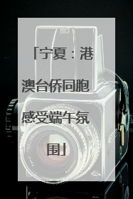 宁夏：港澳台侨同胞感受端午氛围
