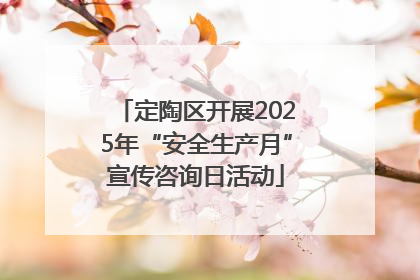 定陶区开展2025年“安全生产月”宣传咨询日活动