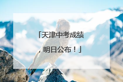 天津中考成绩，明日公布！