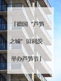 德国“芦笋之城”贝利茨举办芦笋节