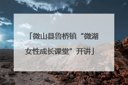 微山县鲁桥镇“微湖女性成长课堂”开讲