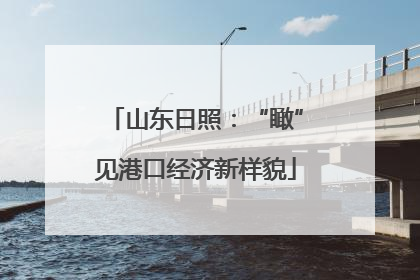 山东日照：“瞰”见港口经济新样貌