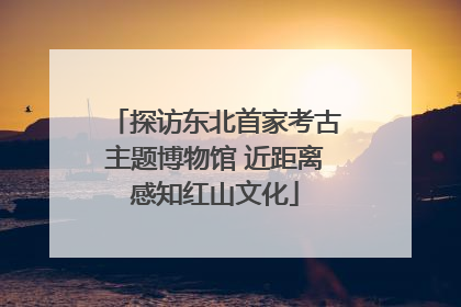 探访东北首家考古主题博物馆 近距离感知红山文化