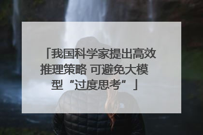 我国科学家提出高效推理策略 可避免大模型“过度思考”
