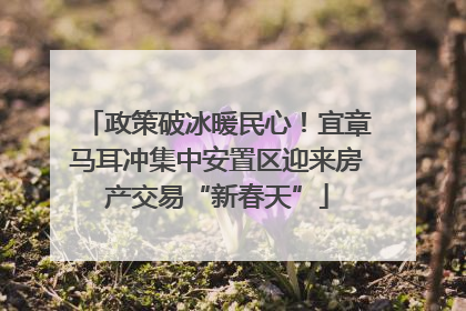 政策破冰暖民心！宜章马耳冲集中安置区迎来房产交易“新春天”