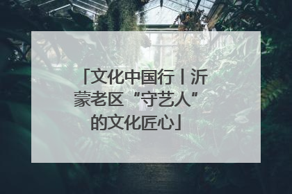 文化中国行丨沂蒙老区“守艺人”的文化匠心