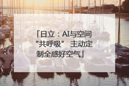 日立：AI与空间“共呼吸” 主动定制全感好空气