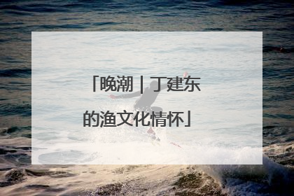 晚潮｜丁建东的渔文化情怀