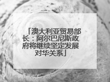 澳大利亚贸易部长：阿尔巴尼斯政府将继续坚定发展对华关系