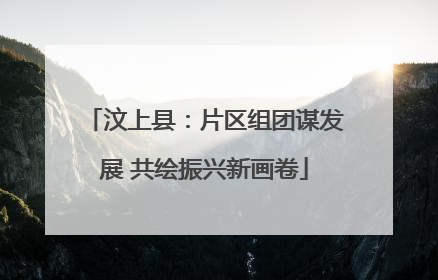 汶上县：片区组团谋发展 共绘振兴新画卷