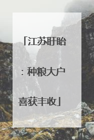 江苏盱眙：种粮大户喜获丰收