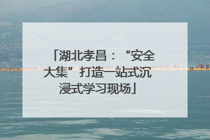 湖北孝昌：“安全大集”打造一站式沉浸式学习现场