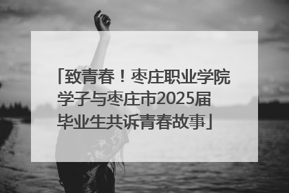 致青春！枣庄职业学院学子与枣庄市2025届毕业生共诉青春故事