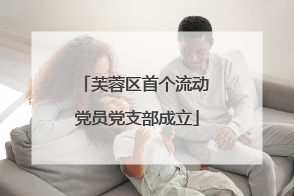 芙蓉区首个流动党员党支部成立