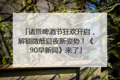 诸暨啤酒节狂欢开启，解锁微醺夏夜新姿势！《90早新闻》来了