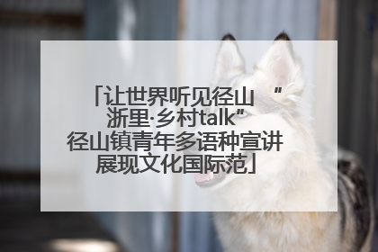让世界听见径山 “浙里·乡村talk”径山镇青年多语种宣讲展现文化国际范