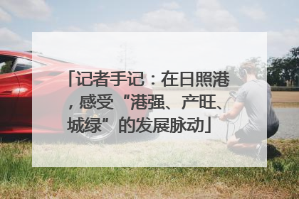 记者手记：在日照港，感受“港强、产旺、城绿”的发展脉动