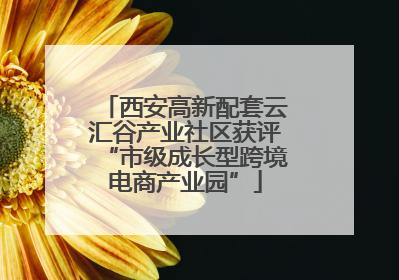 西安高新配套云汇谷产业社区获评“市级成长型跨境电商产业园”