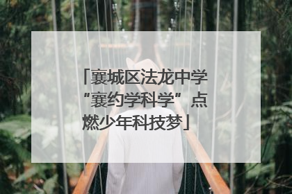 襄城区法龙中学“襄约学科学”点燃少年科技梦