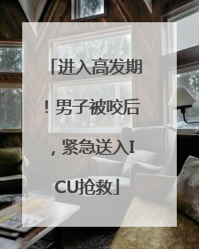 进入高发期！男子被咬后，紧急送入ICU抢救